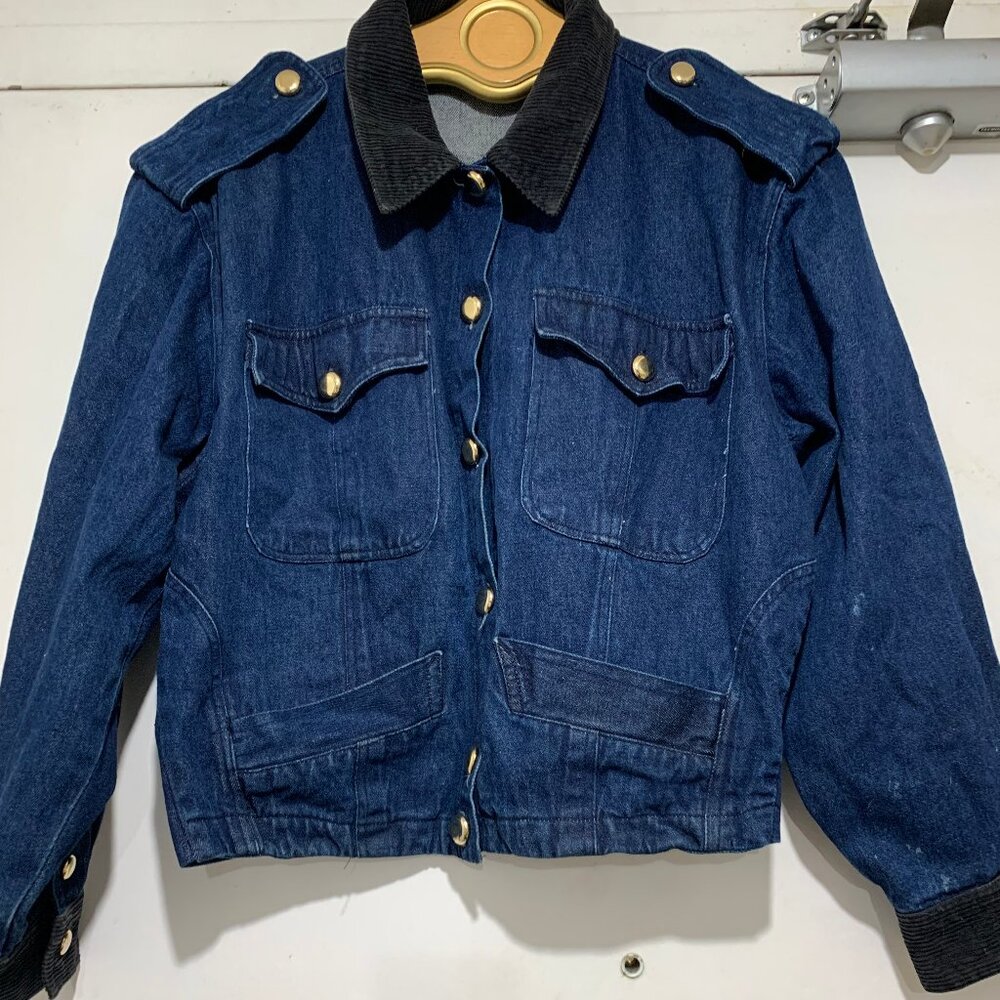 VINTAGE THALIE DENIM BLUE JACKETS SIZE M